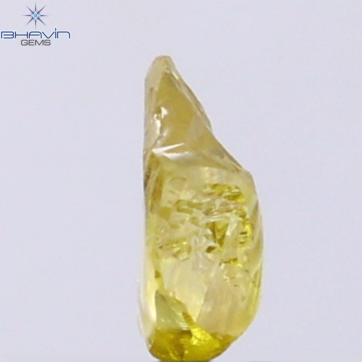 0.49 CT ラフシェイプ ナチュラル ダイヤモンド ピンク色 I3 クラリティ (4.90 MM)