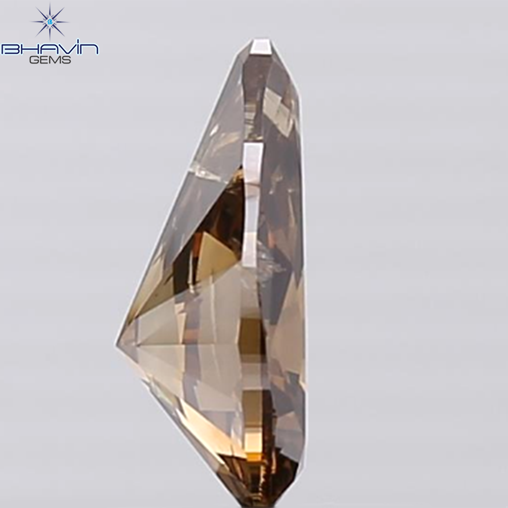 1.04 CT Pear Shape Brown Diamond I1 Clarity (8.62 MM)