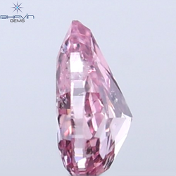0.07 CT ペアシェイプ 天然ダイヤモンド ピンクカラー SI1 クラリティ (3.52 MM)