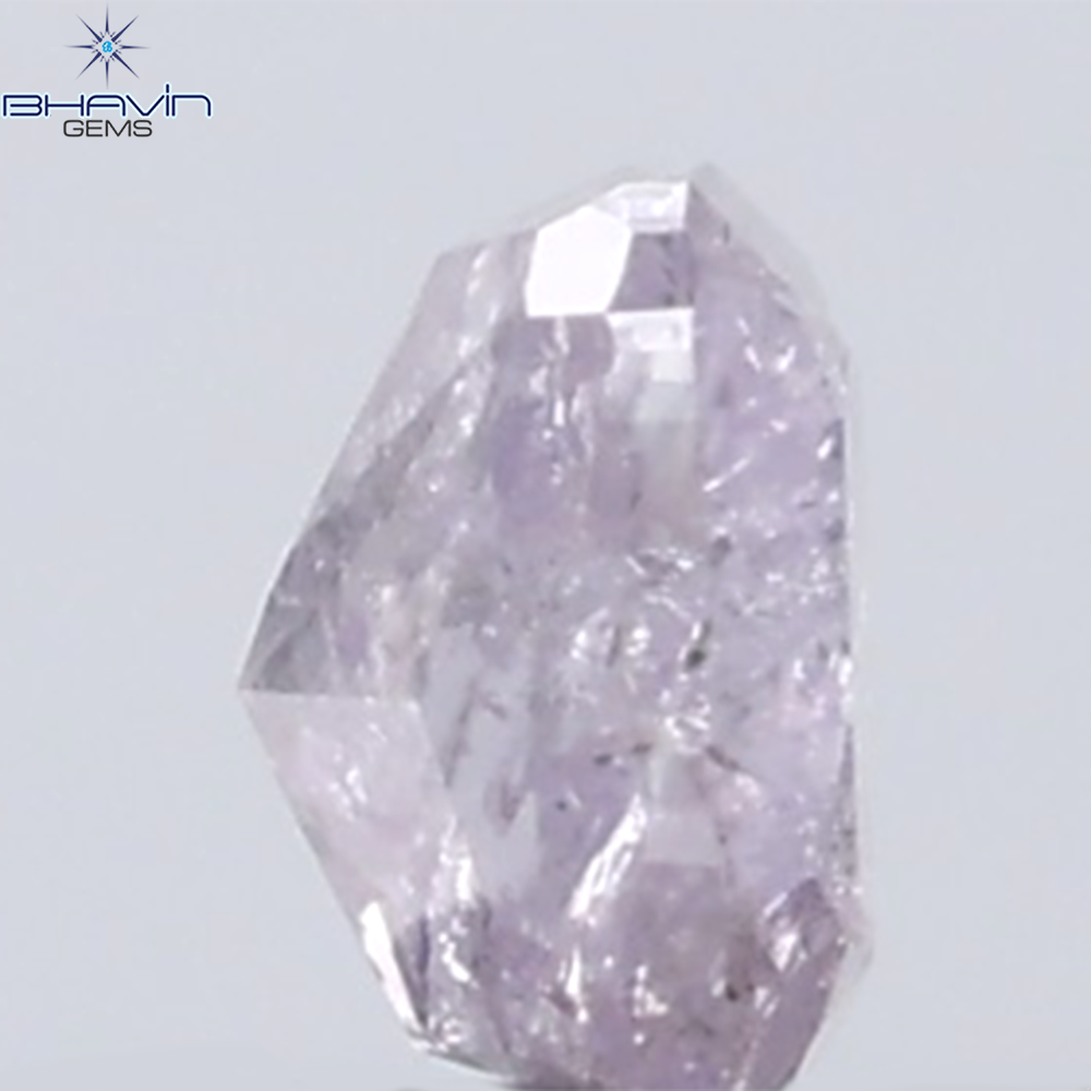 0.23 CT Radiant Diamond Natural Pink Color I3 Clarity (3.44 MM)