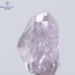 0.23 CT Radiant Diamond Natural Pink Color I3 Clarity (3.44 MM)