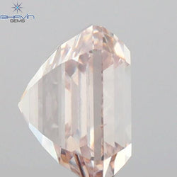 0.41 CT ラディアント ダイヤモンド ピンク (アーガイル) カラー ナチュラル ルース ダイヤモンド SI1 クラリティ (4.46 MM)