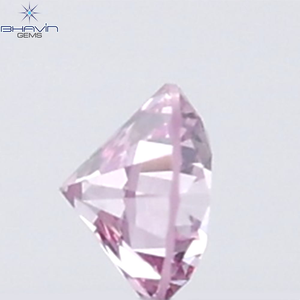 0.05 CT Round Natural Diamond Pink (Argyle) Color VS-SI Clarity
