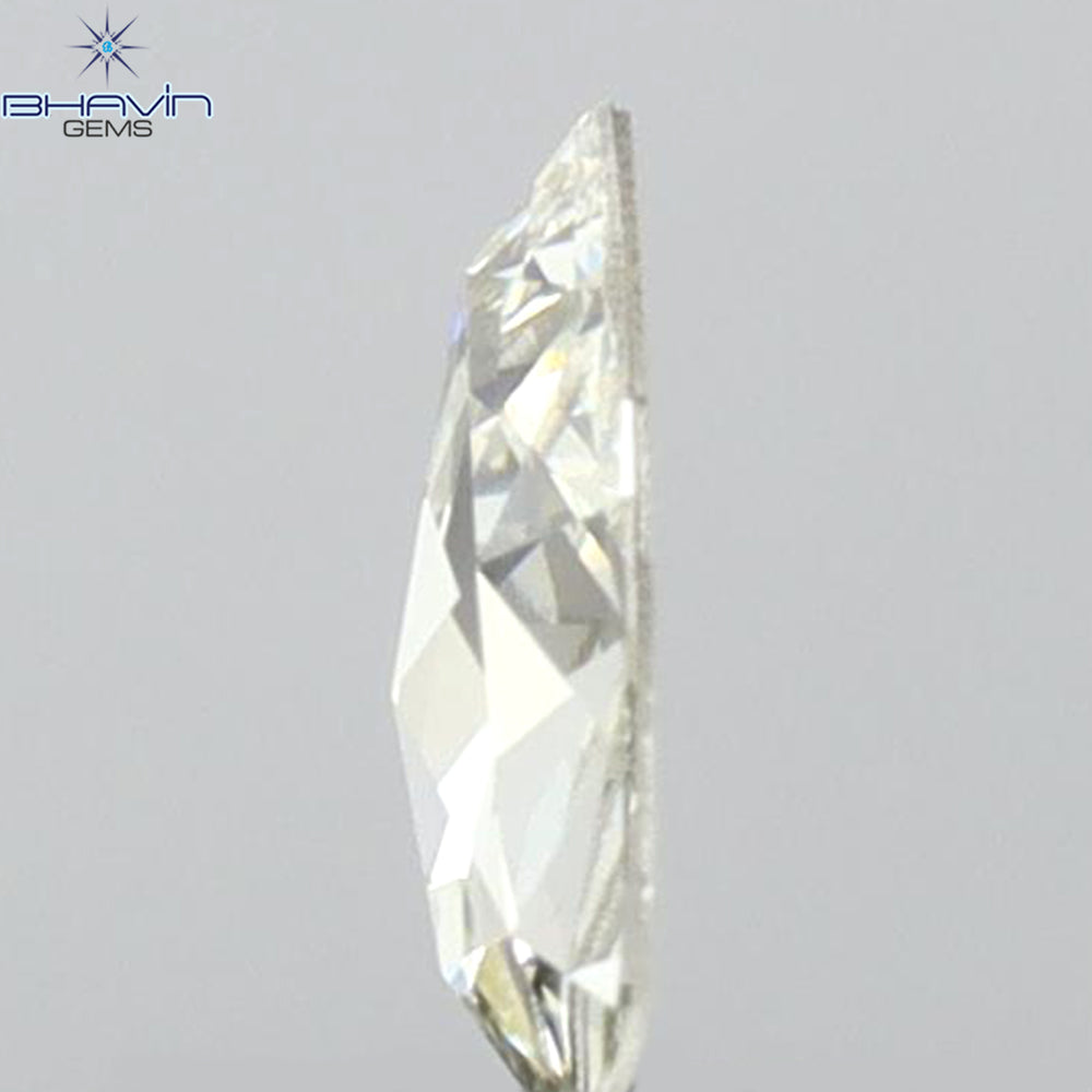 0.34 CT Triangle Shape Natural Diamond White Color VS2 Clarity (6.06 MM)