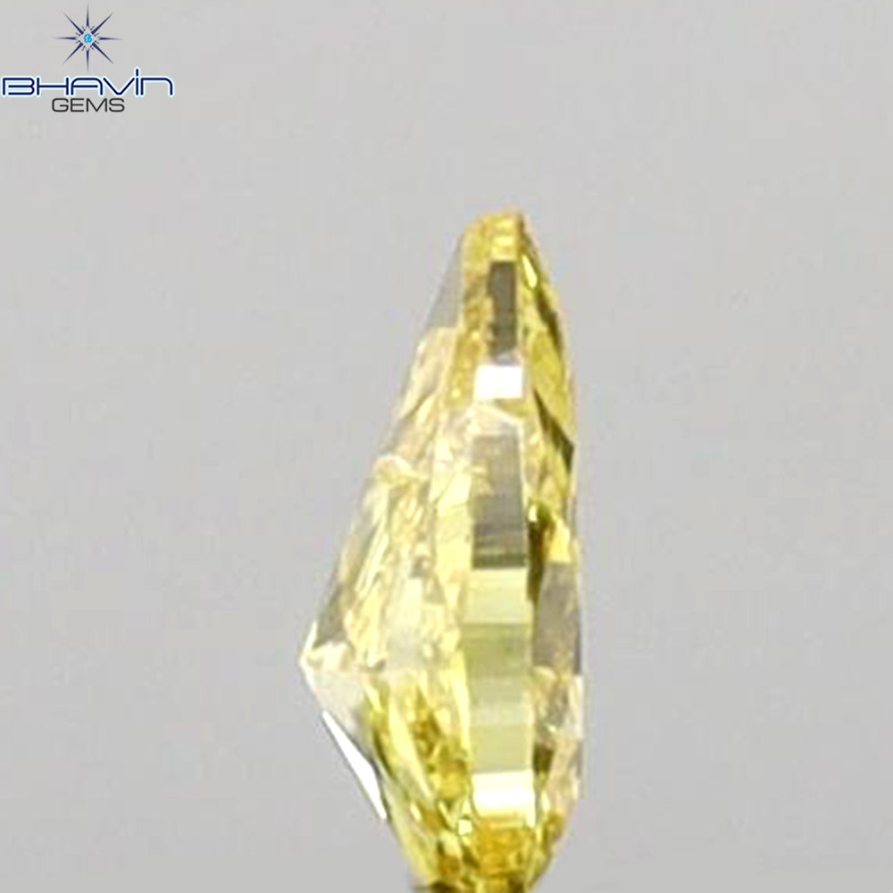 0.05 CT Pear Shape Natural Diamond Yellow Color SI2 Clarity (2.17 MM)