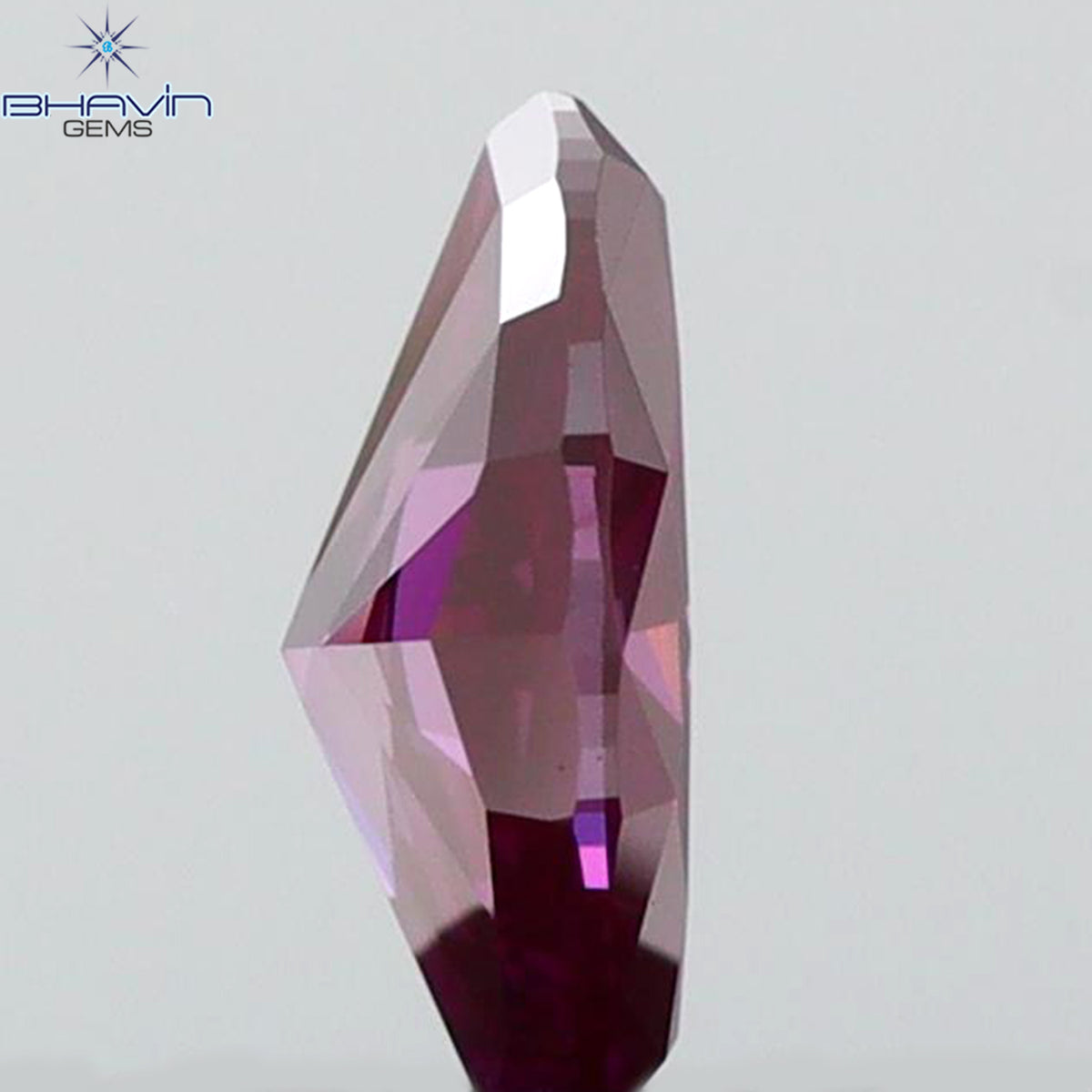0.33 CT マーキスシェイプ 天然ダイヤモンド ピンクカラー VS2 クラリティ (5.97 MM)