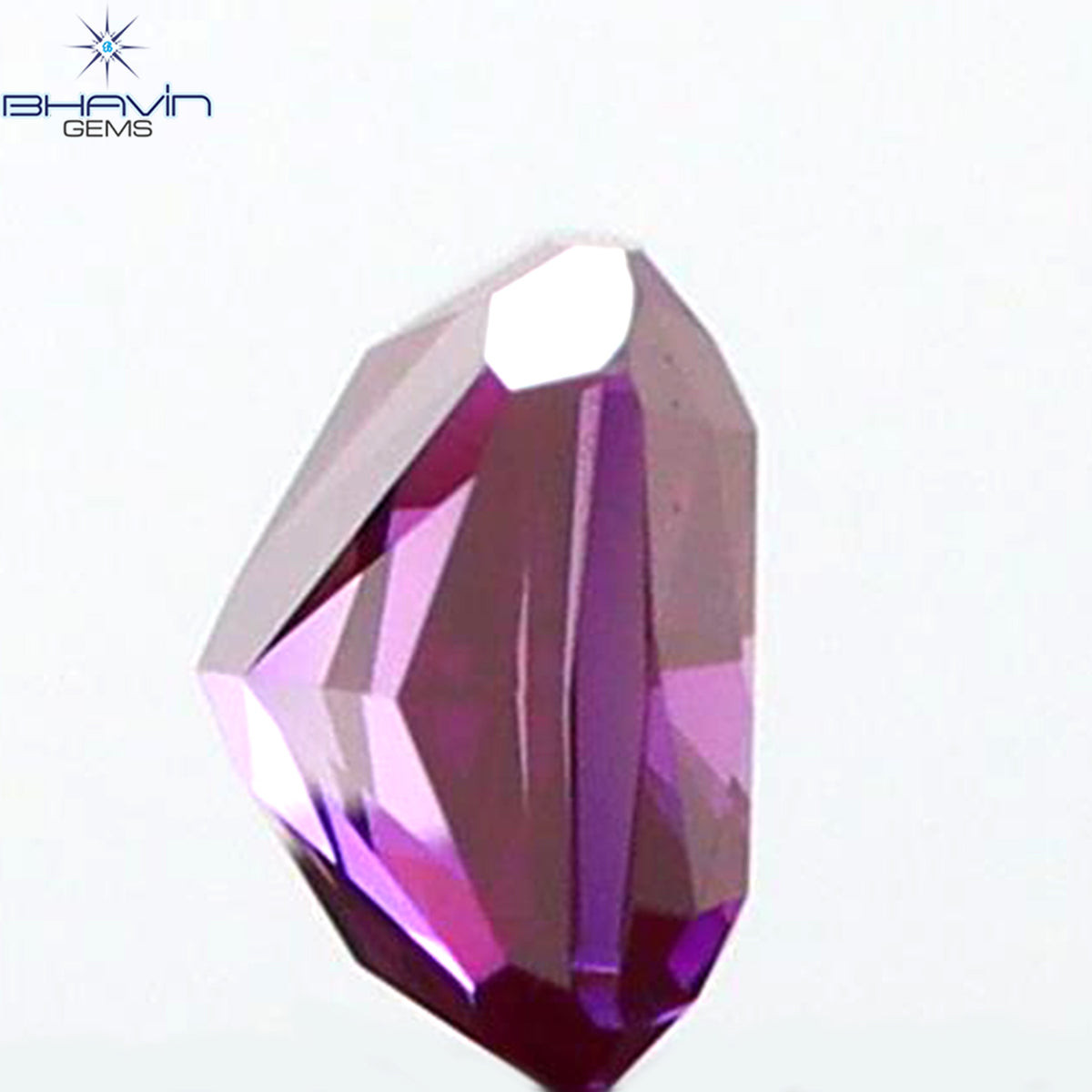 0.07 CT Natural Cushion Diamond Enhanced Pink Color Clarity VS1 (1.91 MM)