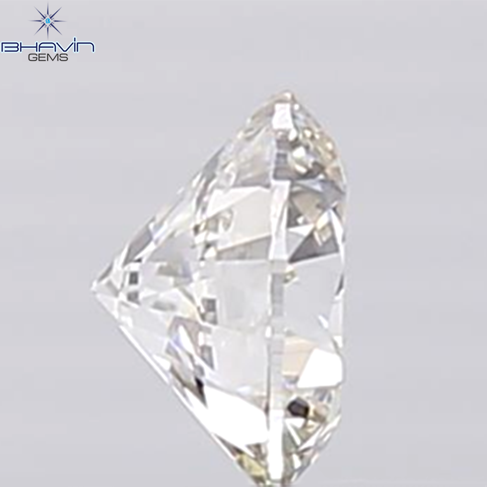 0.44 CT ラフシェイプ ナチュラル ダイヤモンド ブラック グレー (ソルト アンド パッパー) カラー I3 クラリティ (4.95 MM)