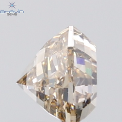 1.02 CT Half Moon Diamond Natural Brown Color SI2 Clarity (7.05 MM)