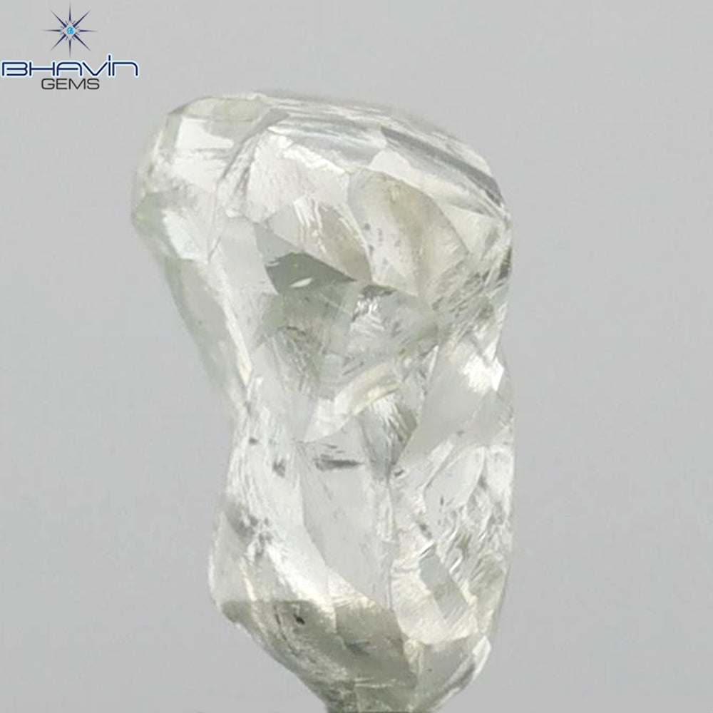 1.85 CT Rough Shape Natural Loose Diamond White (M) Color SI2 Clarity (8.96 MM)