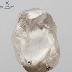 1.84 CT Rough Shape Natural Diamond Brown Color VS1 Clarity (7.66 MM)