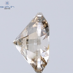 0.30 CT Natural Round Diamond Brown Color Clarity I1 (4.34 MM)