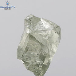 3.04 CT Rough Shape Natural Loose Diamond Green (M) Color SI2 Clarity (9.11 MM)