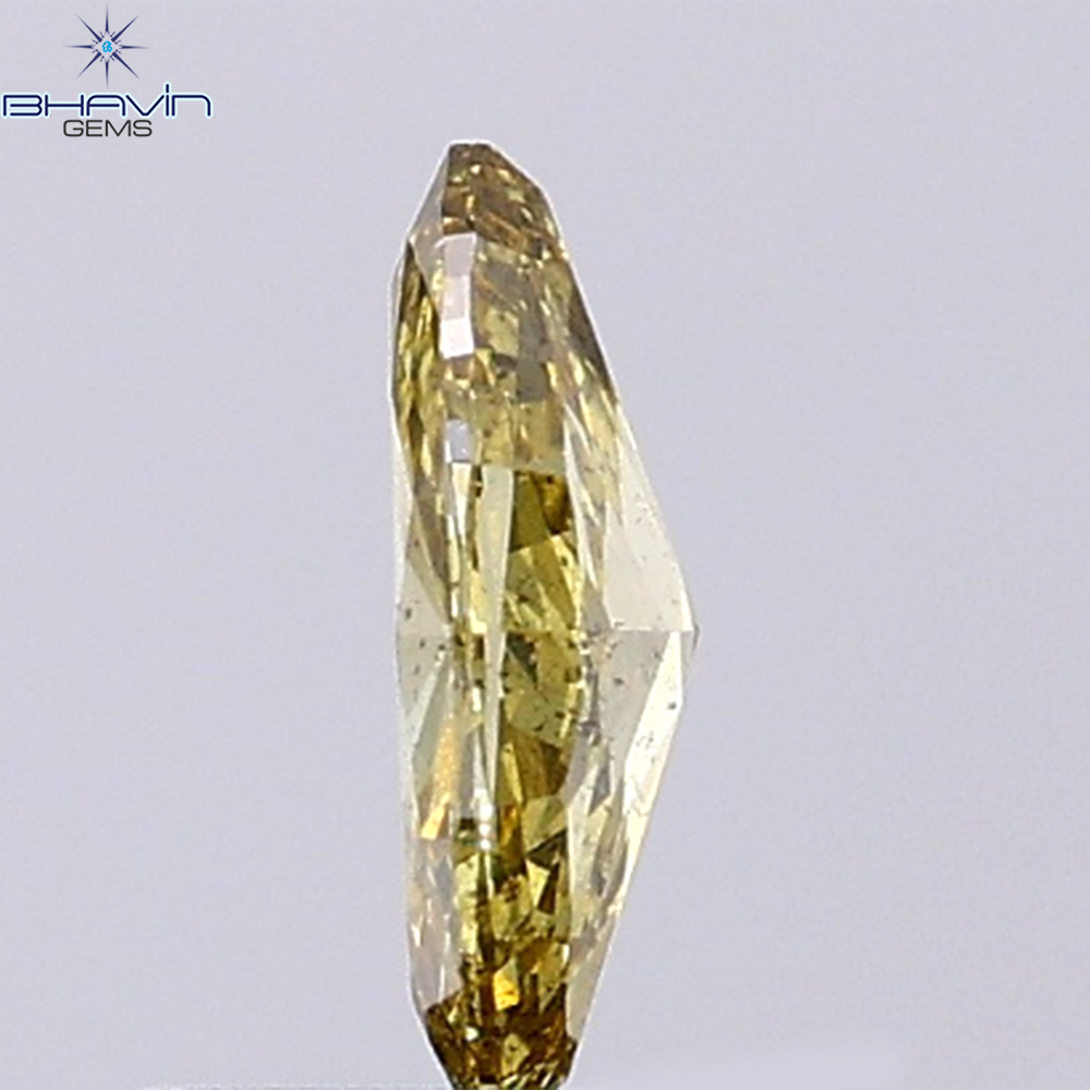 GIA認定 1.27 CT クッションダイヤモンド イエローカラー 天然ダイヤモンド VS1 クラリティ (5.97 MM)
