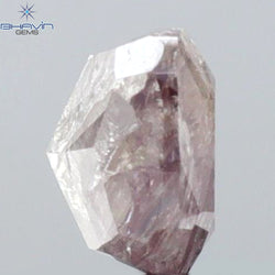 0.61 CT Cushion Shape Natural Diamond Pink Color I3 Clarity (4.66 MM)