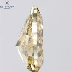 3.00 CT Pear Shape Natural Diamond Yellow Color VVS Clarity (11.30 MM)