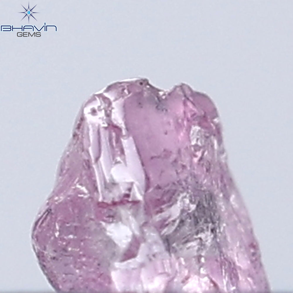 0.07 CT Rough Shape Natural Diamond Pink (Argyle) Color SI1 Clarity (2.64 MM)