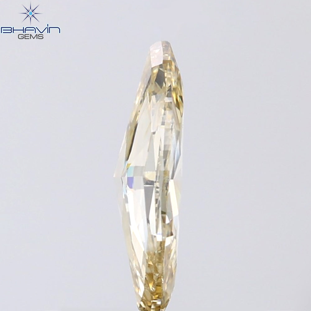 1.02 CT Marquise Shape Natural Diamond Yellow Color SI2 Clarity (11.06 MM)