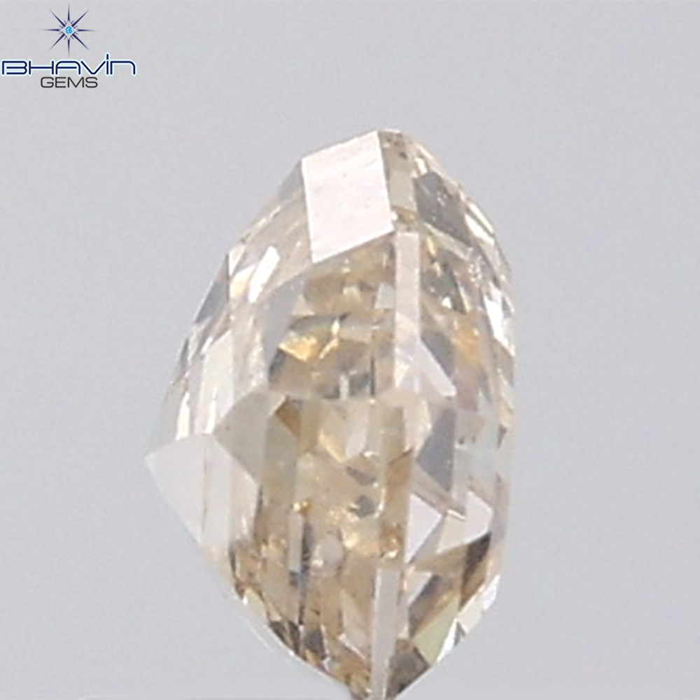 0.92 CT Shield Natural Brown Diamond SI2 Clarity (5.66 MM)