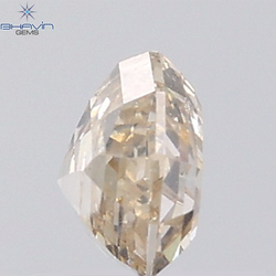0.92 CT Shield Natural Brown Diamond SI2 Clarity (5.66 MM)