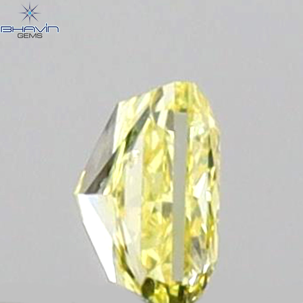 0.11 CT Radiant Shape Natural Diamond Yellow Color VS1 Clarity (2.83 MM)