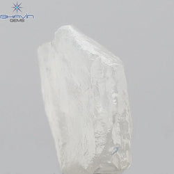 1.84 CT Rough Shape Natural Diamond White Color I1 Clarity (8.08 MM)