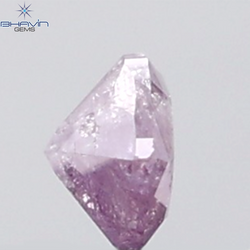 0.34 CT Heart Diamond Natural Pink Color I3 Clarity (4.44 MM)