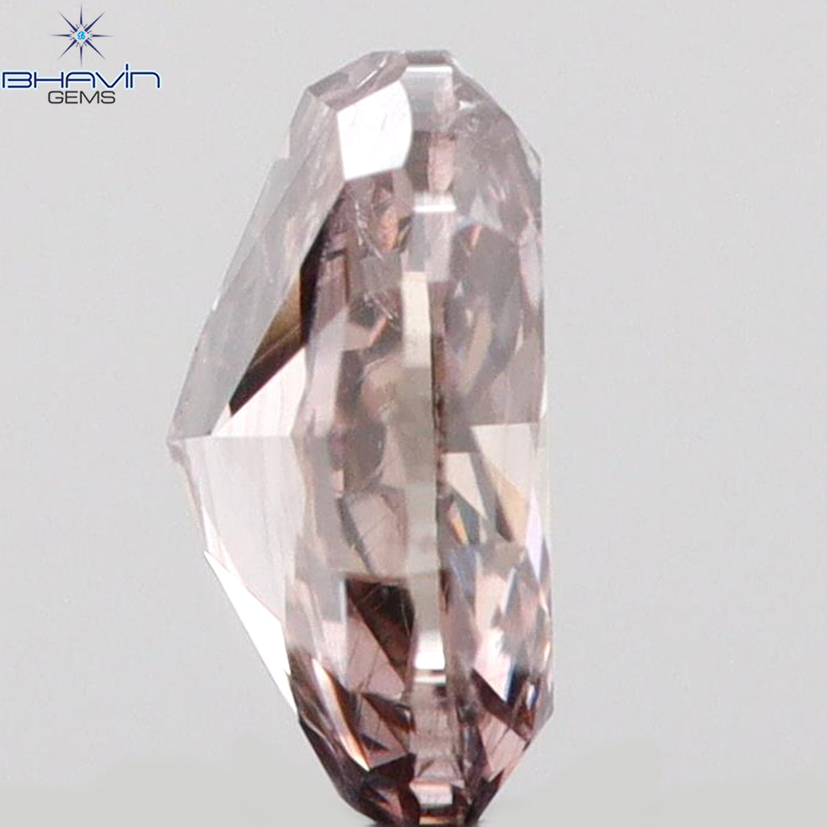 0.15 CT Natural Oval Diamond Pink Color Clarity SI1 (3.84 MM)