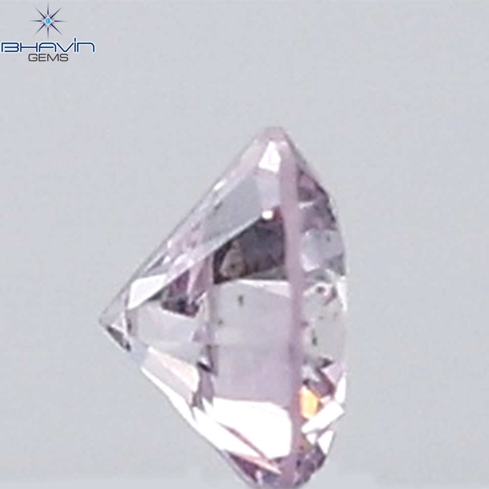 0.03 CT Round Natural Diamond Pink (Argyle) Color SI2 Clarity