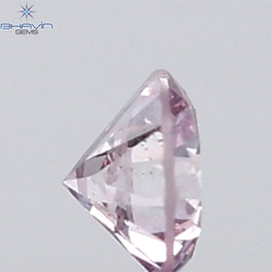 0.18 CT ラウンド ローズ カット シェイプ 天然ダイヤモンド ピンク色 I2 クラリティ (3.86 MM)