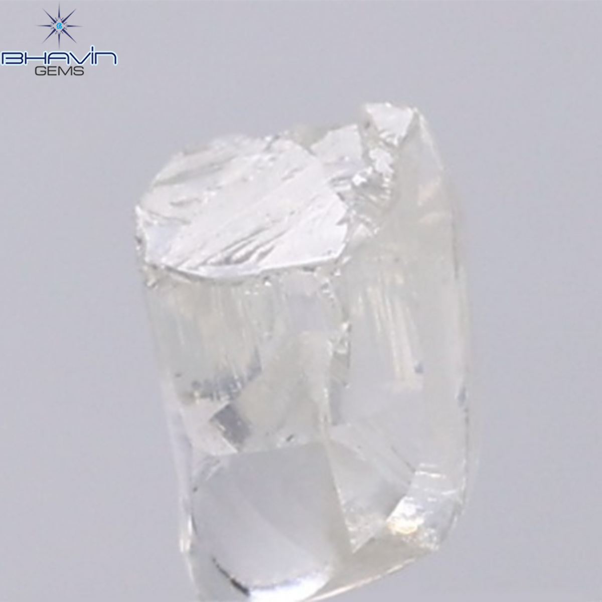 0.95 CT Natural Rough Diamond White Color Clarity VS (6.33 MM)