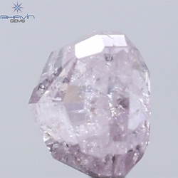 0.27 CT Radiant Diamond Natural Pink Color I3 Clarity (3.31 MM)