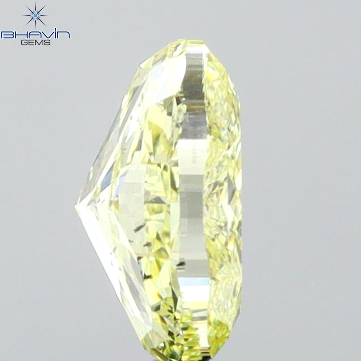 GIA Certified 1.30 CT Natural Oval Diamond Fancy Yellow Color Clarity SI1 (7.51 MM)
