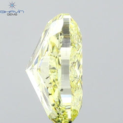GIA Certified 1.30 CT Oval Shape Natural Diamond Yellow Color SI1 Clarity (7.51 MM)
