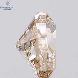 1.00 CT Heart Diamond Natural Brown Color VS2 Clarity (6.27 MM)