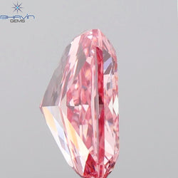 GIA Certified 1.12 CT Radiant Diamond Pink Color Natural Loose Diamond VS1 Clarity (7.04 MM)