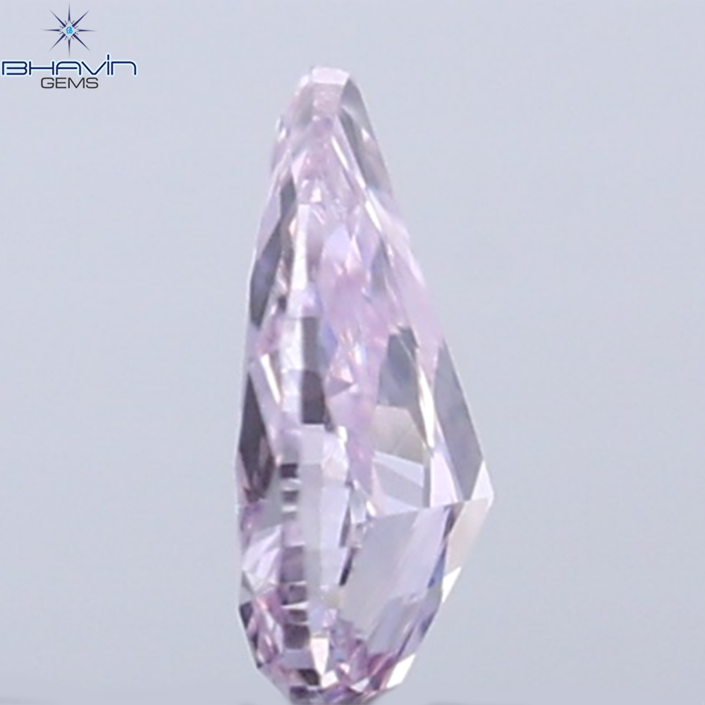 0.05 CT Pear Shape Natural Diamond Pink Color VS1 Clarity (3.10 MM)