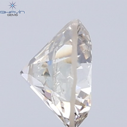 0.31 CT Natural Round Diamond Brown Color Clarity SI2 (4.32 MM)