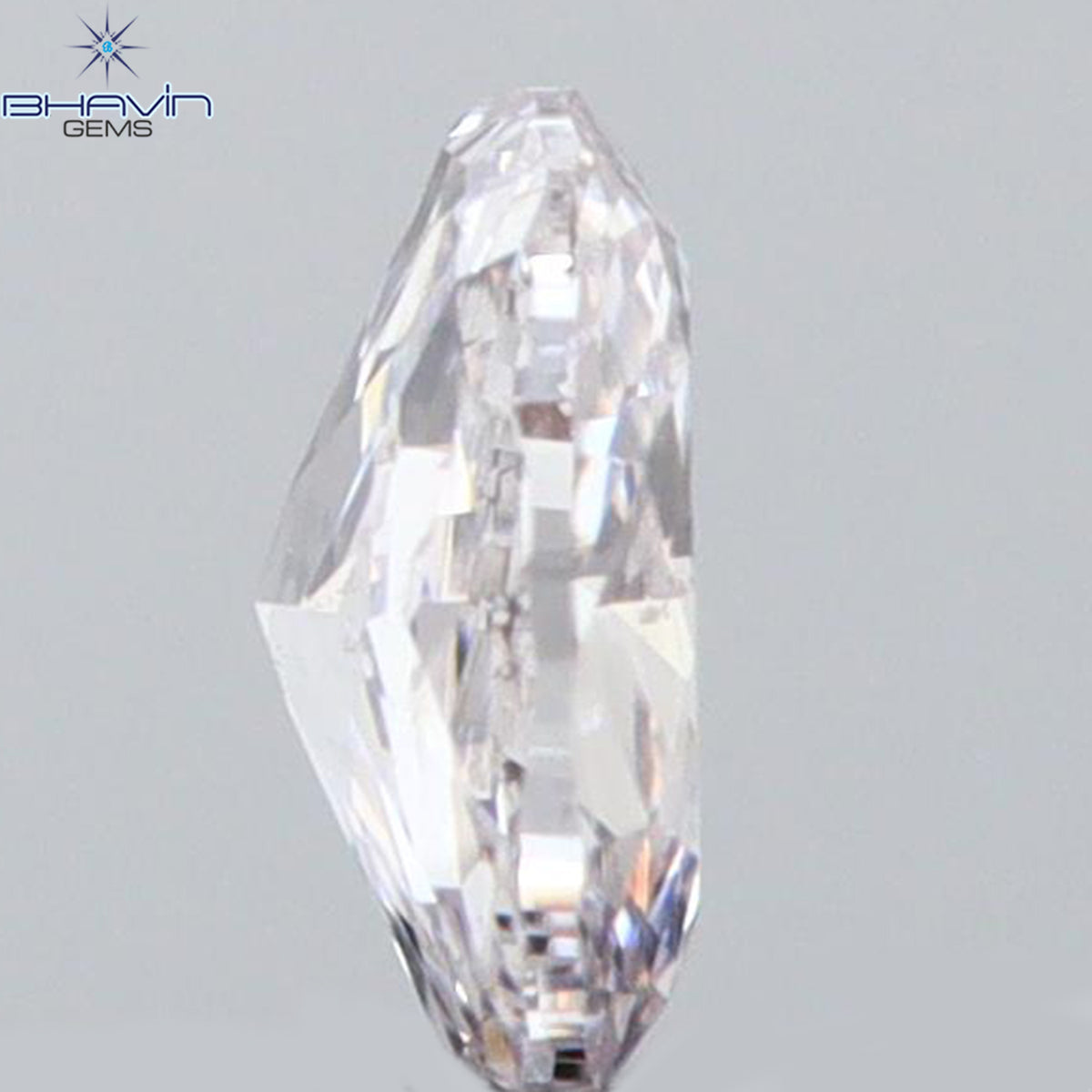 0.10 CT Natural Oval Diamond Pink Color Clarity SI1 (3.42 MM)