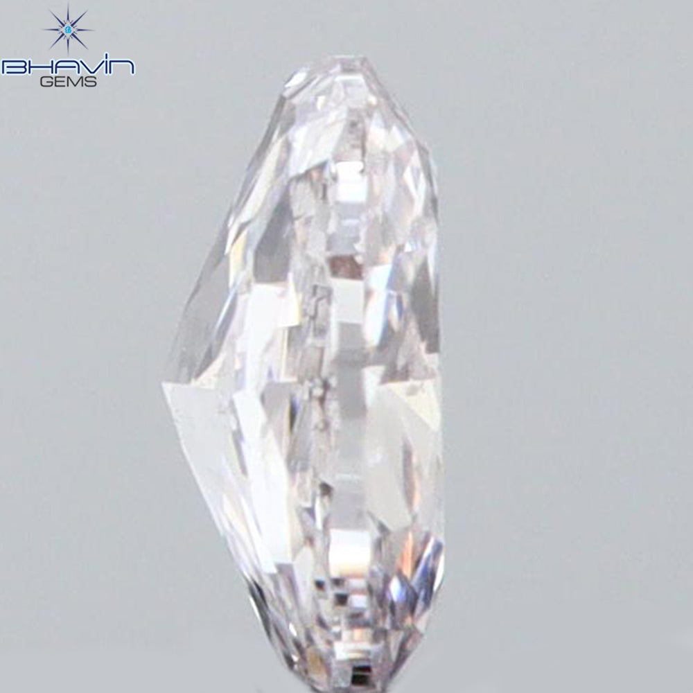 0.10 CT Oval Shape Natural Diamond Pink Color SI1 Clarity (3.42 MM)
