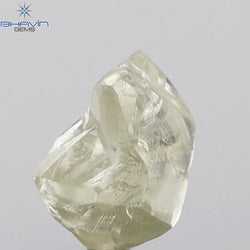 2.52 CT Rough Shape Natural Loose Diamond Yellow (M) Color VS2 Clarity (8.50 MM)