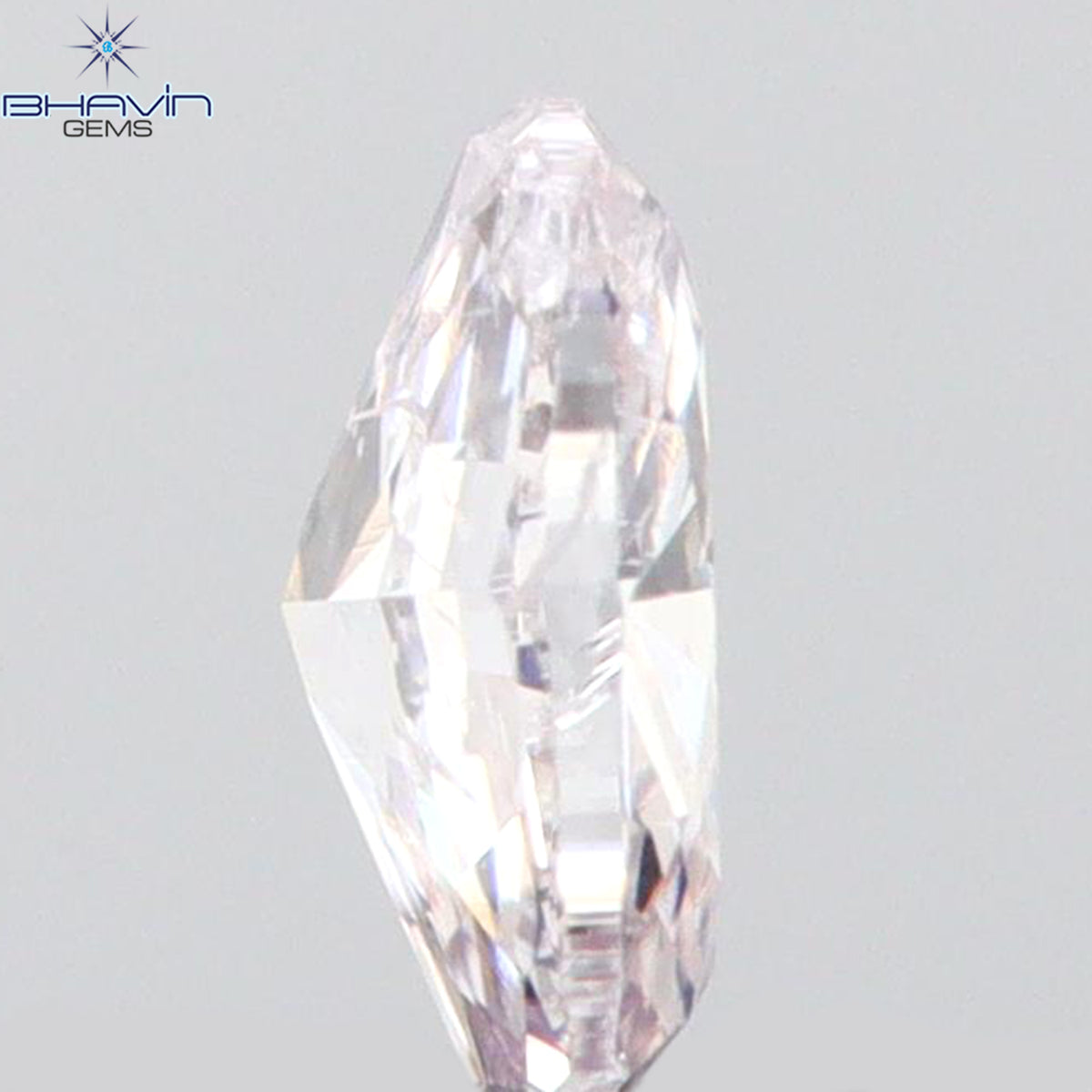 0.30 CT オーバル シェイプ ナチュラル ダイヤモンド ピンク カラー VS2 クラリティ (5.09 MM)