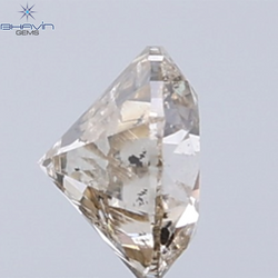 0.30 CT Natural Round Diamond Brown Color Clarity I1 (4.19 MM)