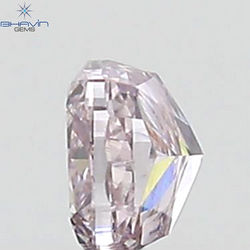 GIA Certified 0.25 CT Cushion Diamond Purplish Pink Color Natural Loose Diamond I1 Clarity (3.59 MM)