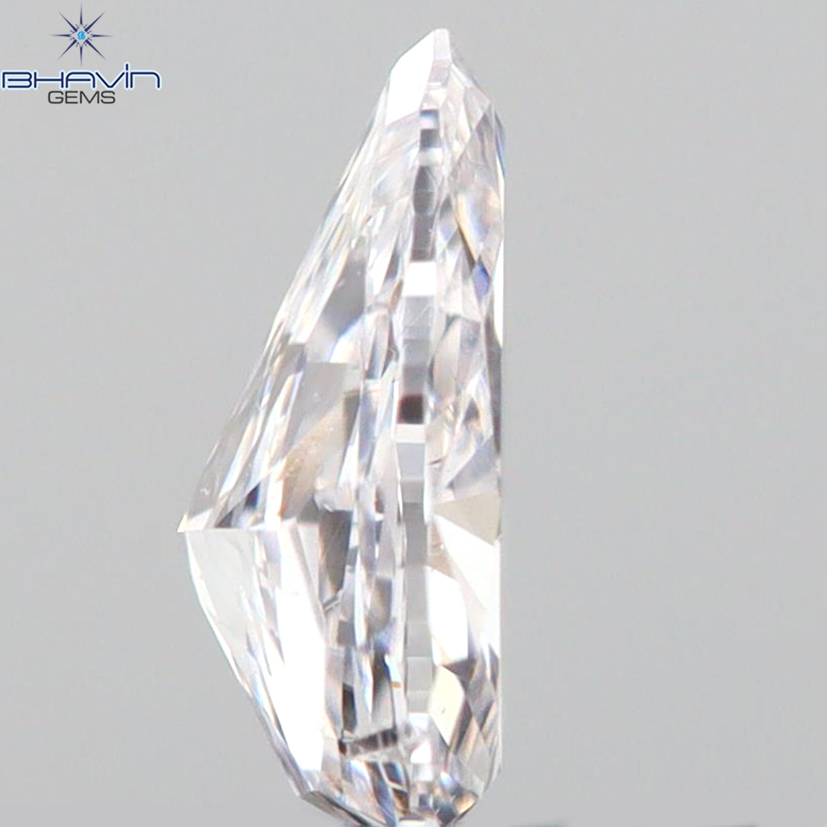 0.12 CT ペアシェイプ ナチュラル ダイヤモンド ピンク カラー I1 クラリティ (3.66 MM)