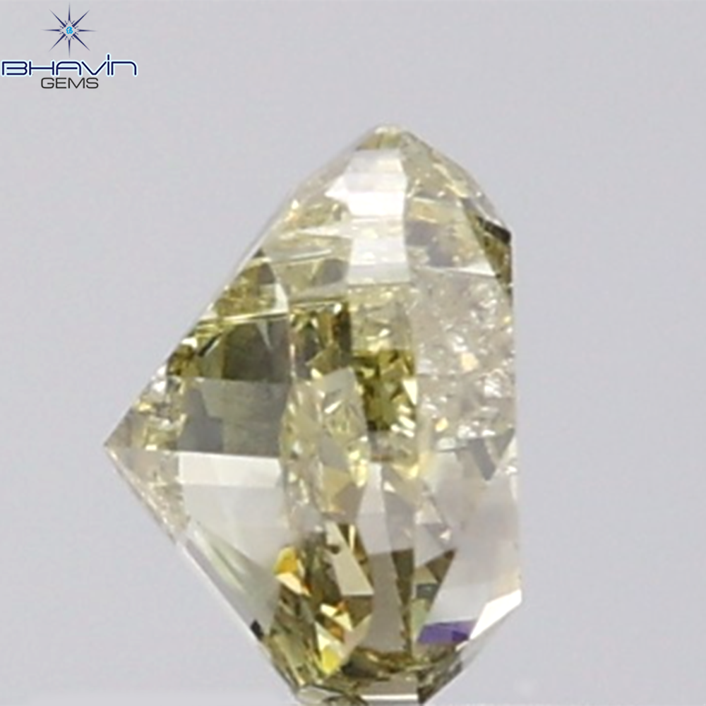 GIA認定 1.27 CT クッションダイヤモンド イエローカラー 天然ダイヤモンド VS1 クラリティ (5.97 MM)