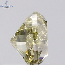 GIA認定 1.27 CT クッションダイヤモンド イエローカラー 天然ダイヤモンド VS1 クラリティ (5.97 MM)