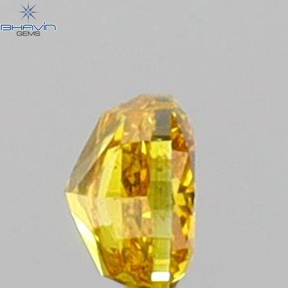 0.08 CT Cushion Shape Natural Loose Diamond Yellow Color VS1 Clarity (2.40 MM)