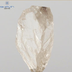 0.90 CT ラフ シェイプ ナチュラル ダイヤモンド ホワイト カラー VS1 クラリティ (5.95 MM)