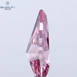 0.07 CT ペアシェイプ 天然ダイヤモンド ピンクカラー SI1 クラリティ (3.52 MM)
